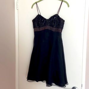 Scarlett Nite Black sequin Puffy skirt dress Sz 56